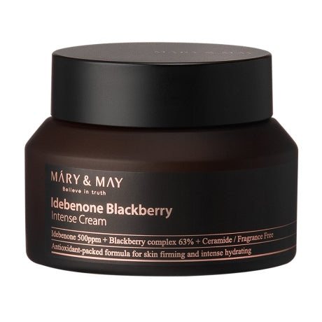 [Mary&May] Idebenone + Blackberry complex intensive total care cream 70g - Mary & May