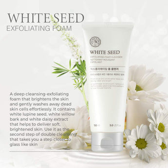 THE FACE SHOP WHITE SEED Exfoliating Foam Cleanser 150ml