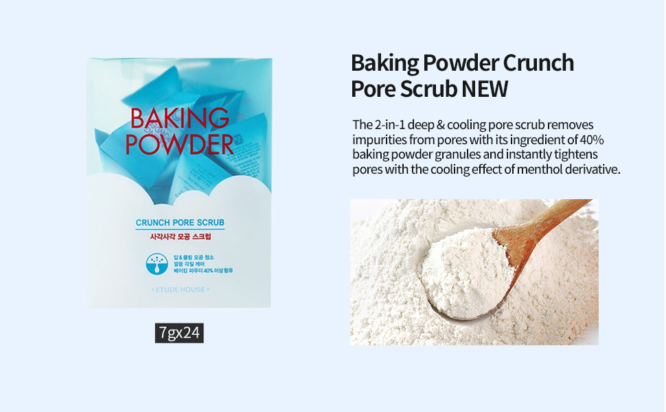 ETUDE Baking Powder Crunch Pore Scrub (7g x 24EA)