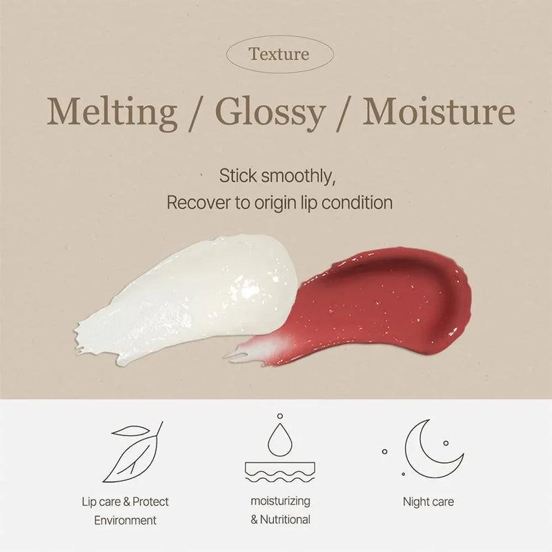 MIXSOON Vegan Melting Lip Balm - 2 Types