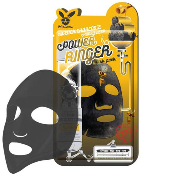 Elizavecca Deep Power Ringer Mask Pack black charcoal