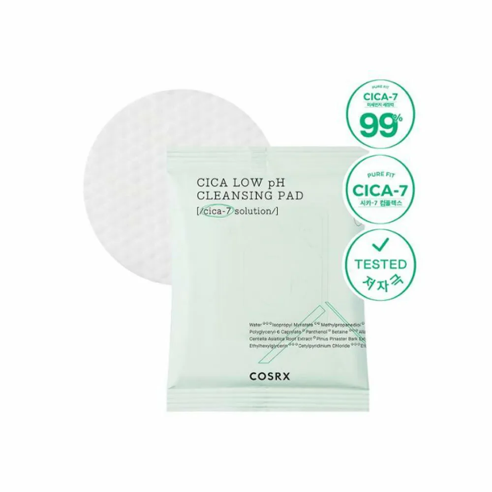 COSRX Pure Fit Cica Low pH Cleansing Pad (30 Pads)