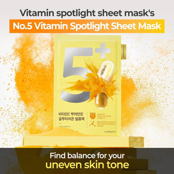 NUMBUZIN No.5 Vitamin Spotlight Sheet Mask (1ea)