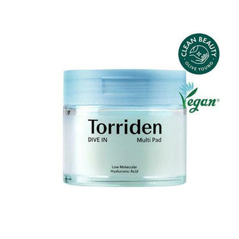 Torriden DIVE-IN Low Molecule Hyaluronic Acid Multi Pad (80 Sheets) - Vegan