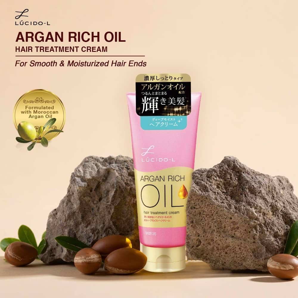 Mandom Lucido-L Argan Rich Oil Hair Treatment Cream 150ml