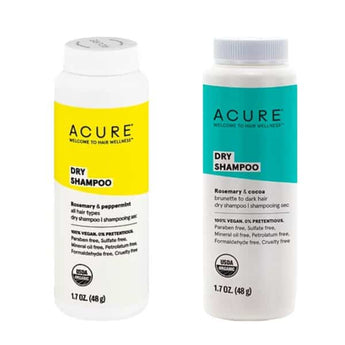 ACURE Dry Shampoo 48g With rosemary & peppermint - All Hair Types With cocoa & rosemary - Brunette to dark hair