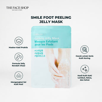 THE FACE SHOP SMILE FOOT Mask (2 single-use foil masks - 1 pair)