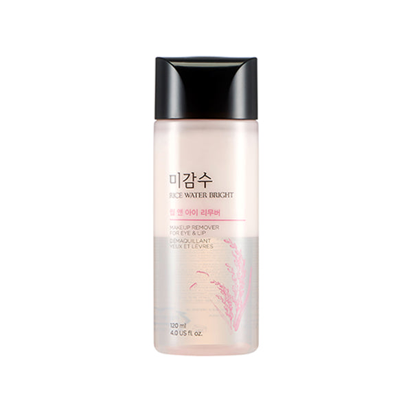 THE FACE SHOP Rice Water Bright Lip & Eye Makeup Remover 120ml