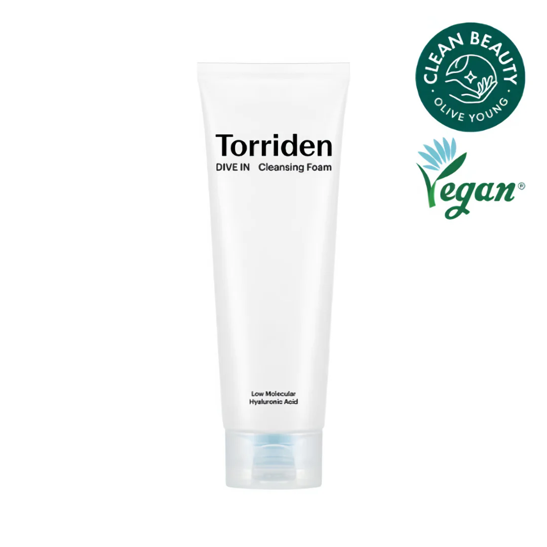 Torriden DIVE-IN Low Molecular Hyaluronic Acid Cleansing Foam 150ml - Vegan