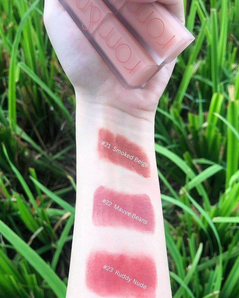 [rom&nd] Zero matte lipstick 20 colors | Velvet matte, Colourpop,  Sensational Lip color Creamy Matte, Silk Finishi | lipstick for Daily Use,  K-beauty