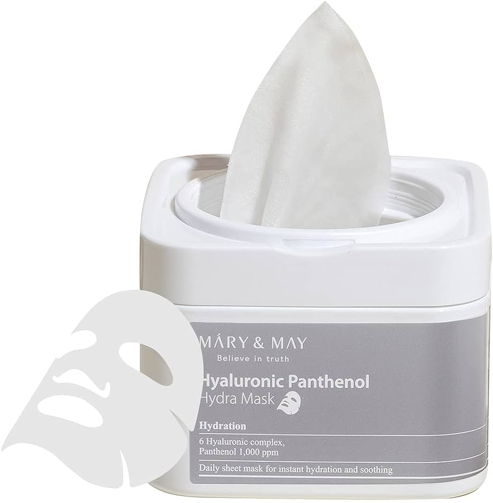 MARY&MAY  Hyaluronic Panthenol Hydra Mask 30 Sheet