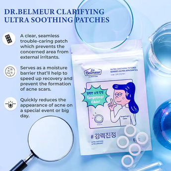 THE FACE SHOP DR.BELMEUR Clarifying Ultra Soothing Patches (6 patches)