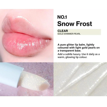 UNLEASHIA Glacier Vegan Lip Balm - No 1 Snow frost