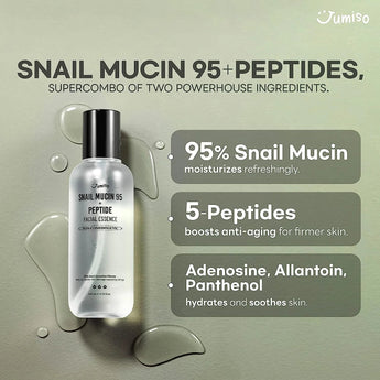JUMISO Snail Mucin 95 + Peptide Facial Essence 140ml