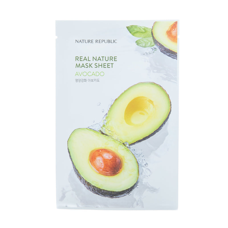 Nature Republic - Real Nature Mask Sheet - Avocado