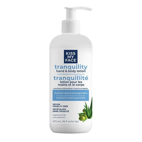 Kiss My Face Tranquility Hand & Body Lotion 473ml - 2 types
