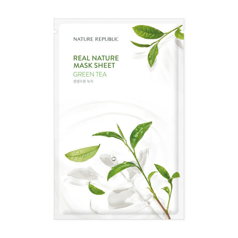 Nature Republic - Real Nature Mask Sheet - Green Tea