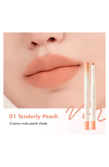 ROM&ND Lip Mate Pencil -6 Colours (Romand) 01 tenderly peach