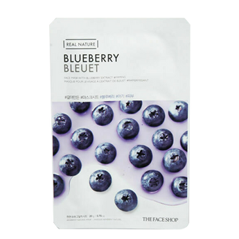 THE FACE SHOP Real Nature Face Mask Blueberry