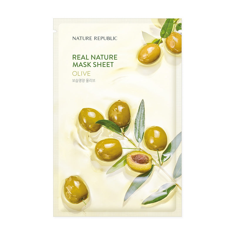 Nature Republic - Real Nature Mask Sheet - Olive